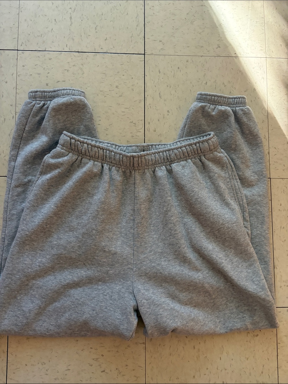 SO Gray Track Joggers with Elastic Waist